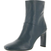 Flexa Womens Leather Square Toe Booties Fir Leather