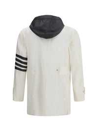 THOM BROWNE Thom Browne Men Unconstructed Hooded Bal Collar