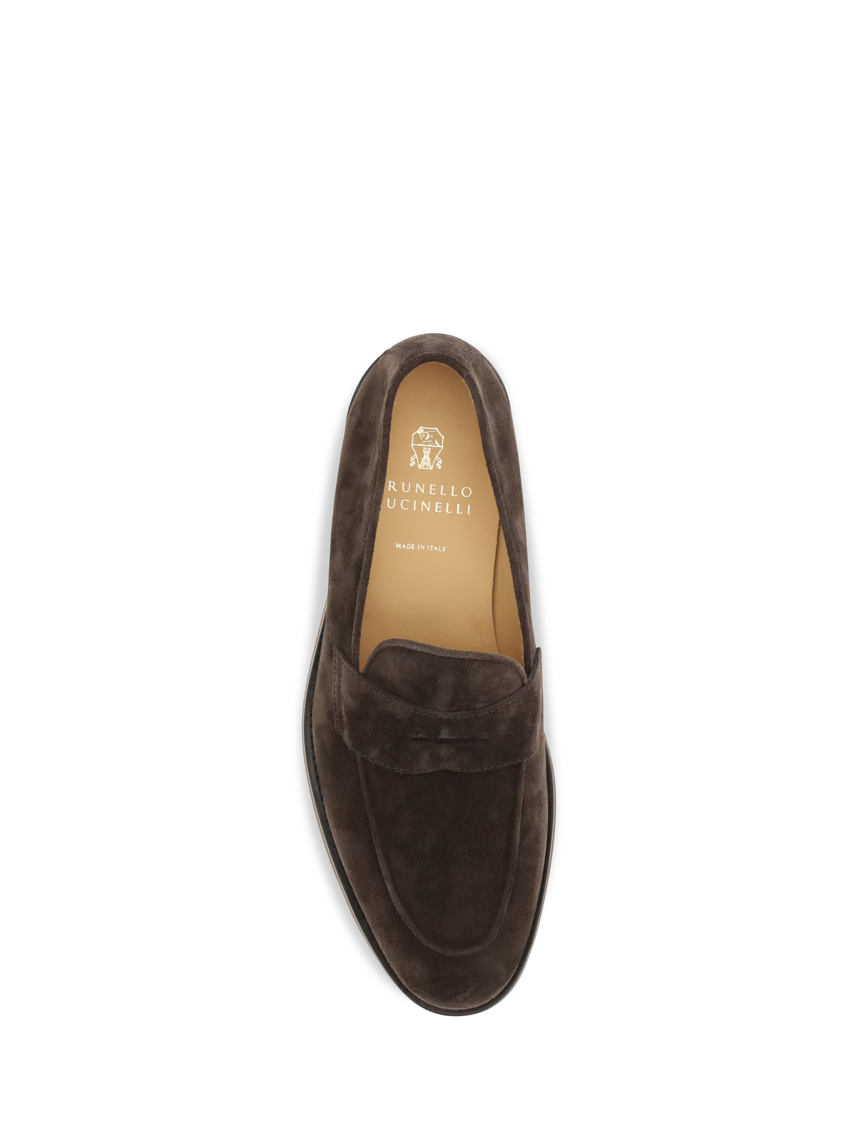Brunello Cucinelli Men Suede Leather Loafers