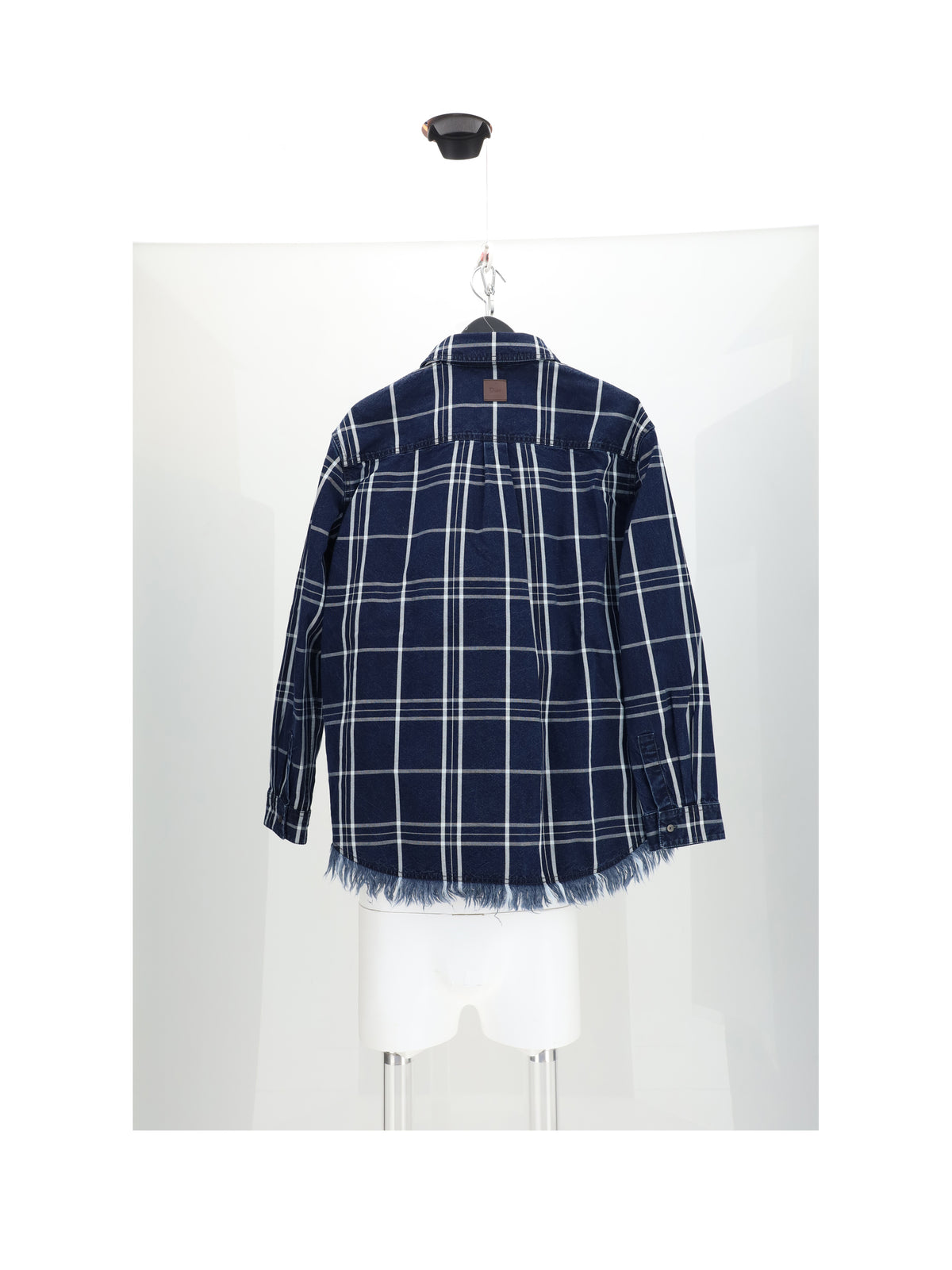 DIOR HOMME Dior Homme Men Shirt Check Con Fondo Sfrangiato