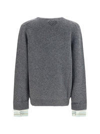 PRADA Prada Women Crewneck Wool Sweater