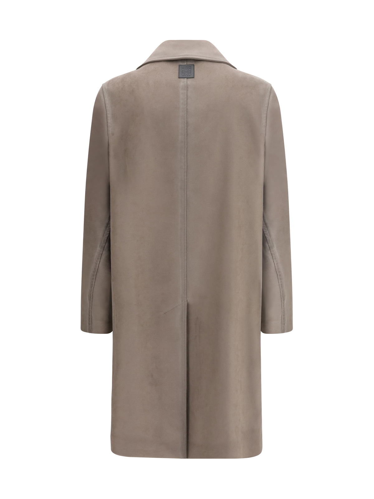 Loewe Men Single-Breasted Brushed Cotton-Blend Fustian Coat