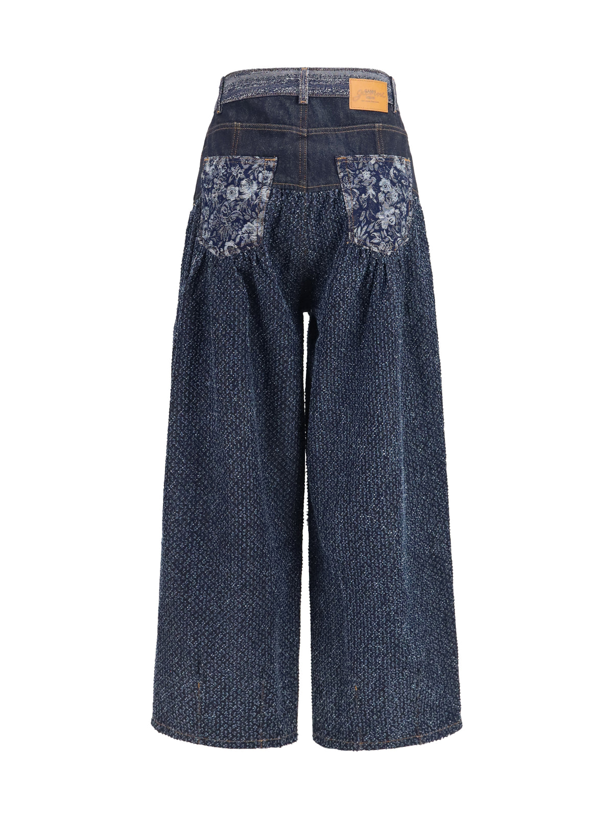 GANNI Ganni Women Embroidered Corset Balloon Jeans