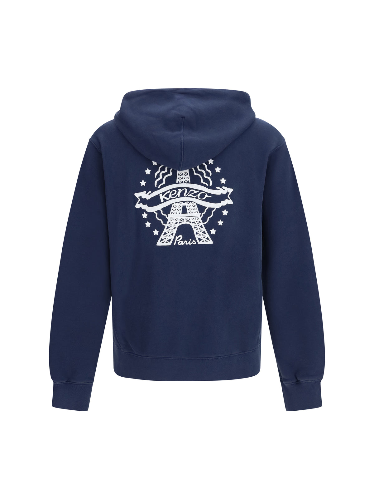 KENZO Kenzo Men Kenzo Eiffel Tower Design Cotton Hoodie