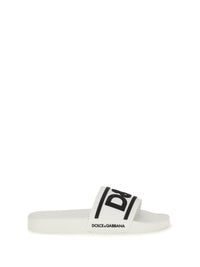 Dolce & Gabbana Men Logo Slide Sandals