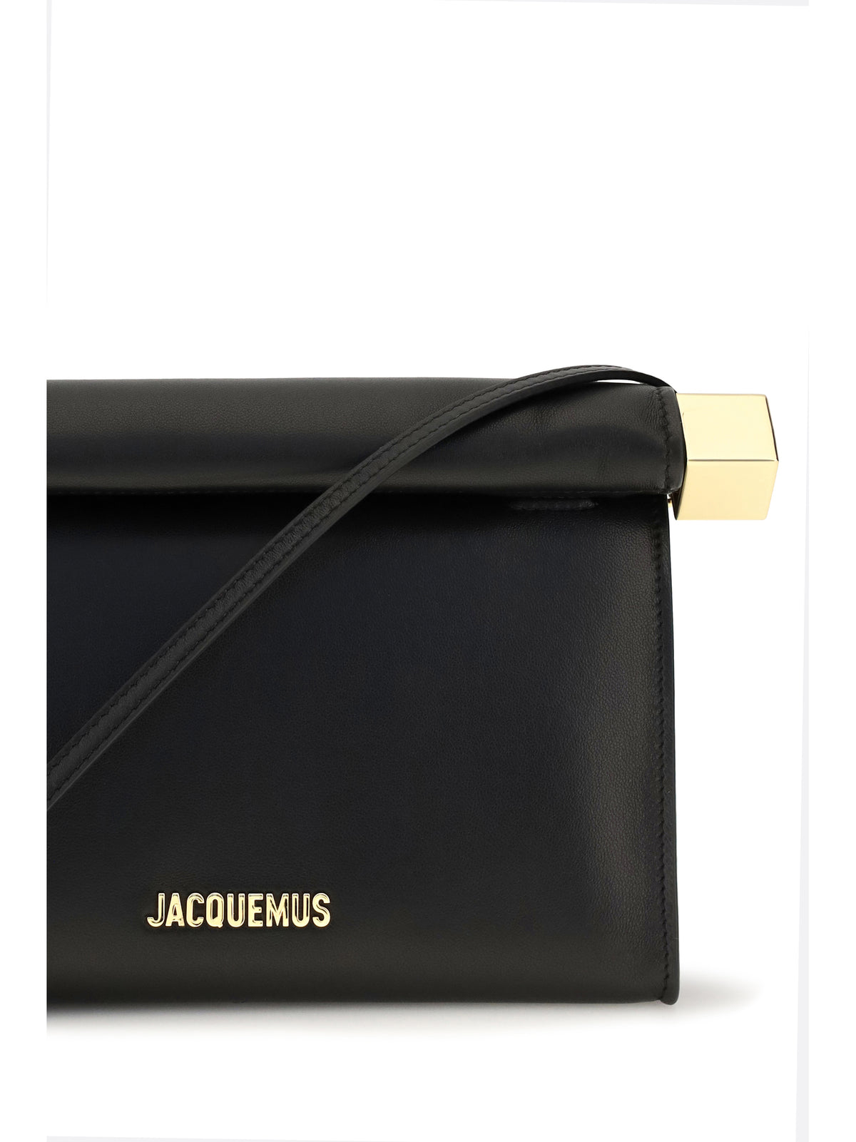 Jacquemus Women Rond Carré Leather Shoulder Bag