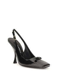 Dolce & Gabbana Women Leather Slingback Pumps