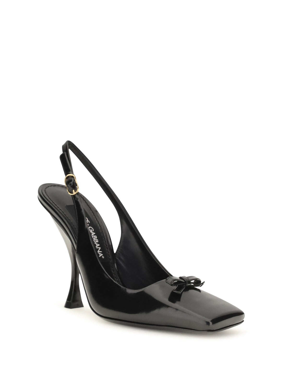 Dolce & Gabbana Women Leather Slingback Pumps