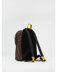 Fendi FF Logo Backpack Kids Tobacco Duffel Bags