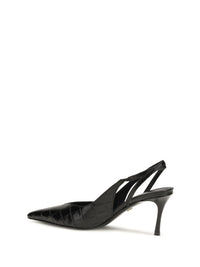 FERRAGAMO Ferragamo Women Crocodile-Effect Leather Slingback Pumps