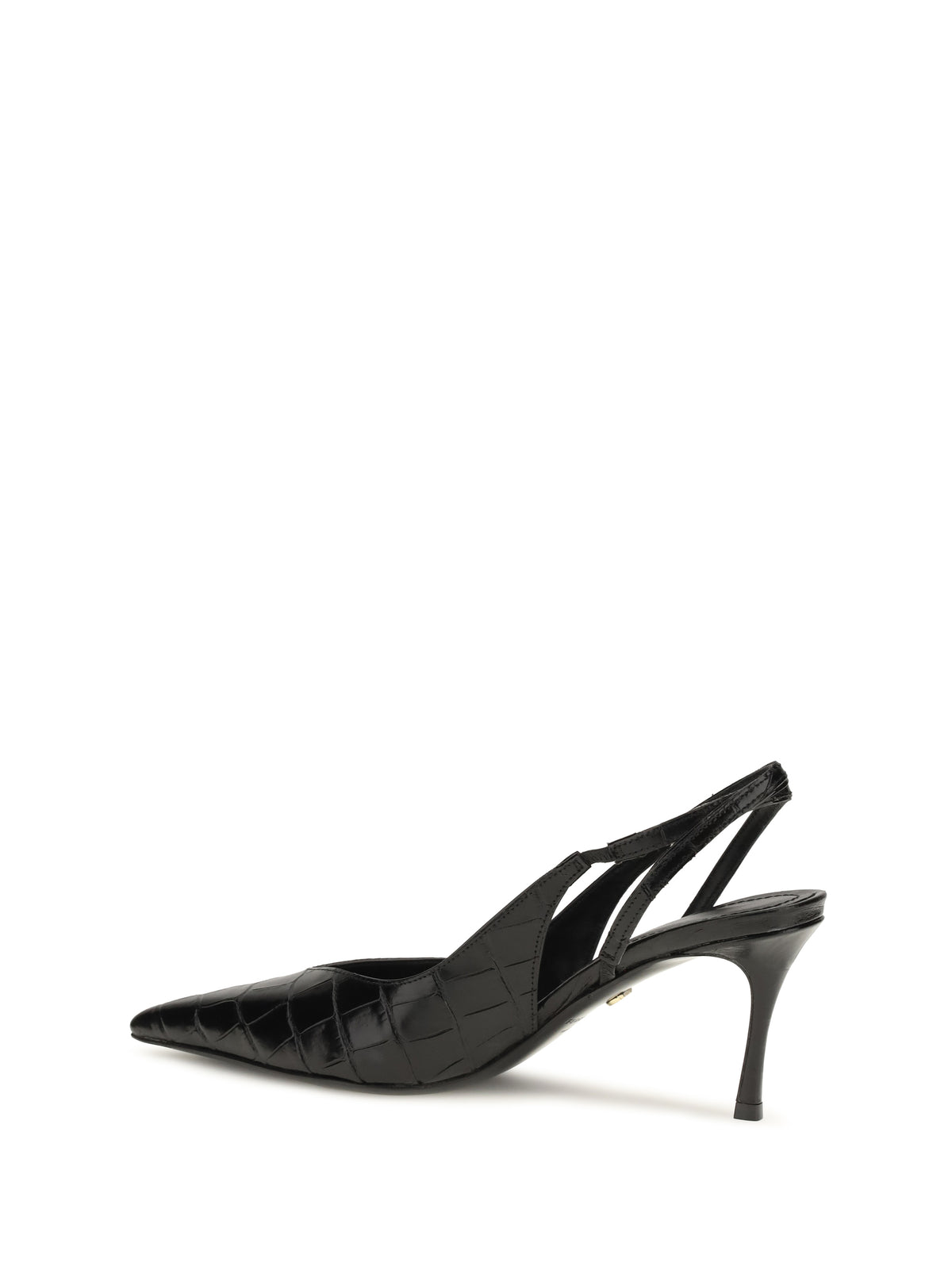 FERRAGAMO Ferragamo Women Crocodile-Effect Leather Slingback Pumps