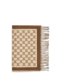 GUCCI Gucci Women Gg All-Over Wool Scarf