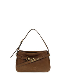 MIU MIU Miu Miu Women Leather Shoulder Bag With Buckle Detail