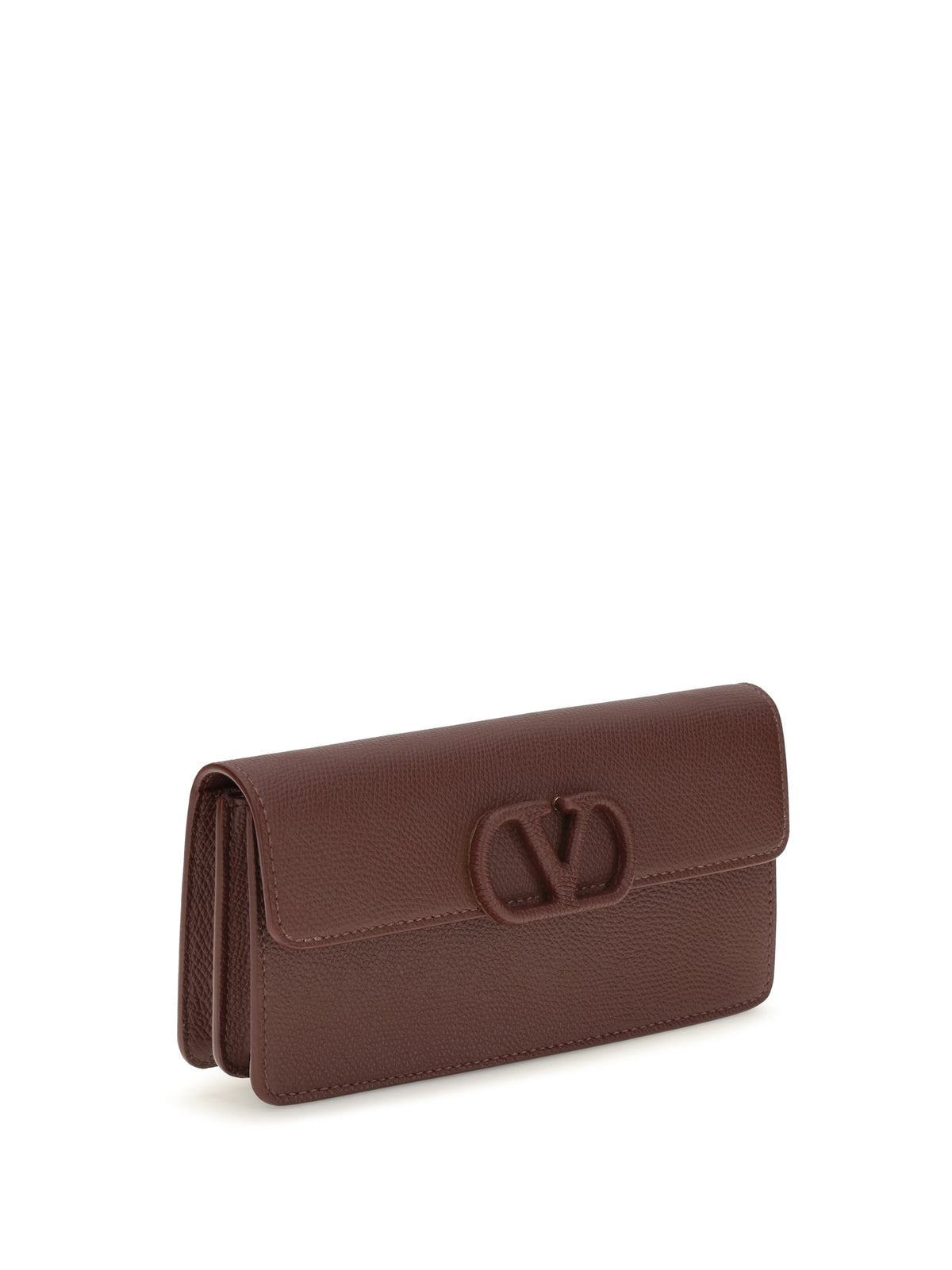 VALENTINO GARAVANI Valentino Garavani Women Vlogo Signature Grainy Calfskin Chain Wallet