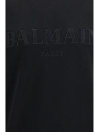 Balmain Men Vintage Embroidered Logo Sweatshirt