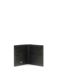 TOM FORD Tom Ford Men T Line Bifold Wallet In Grained Leather