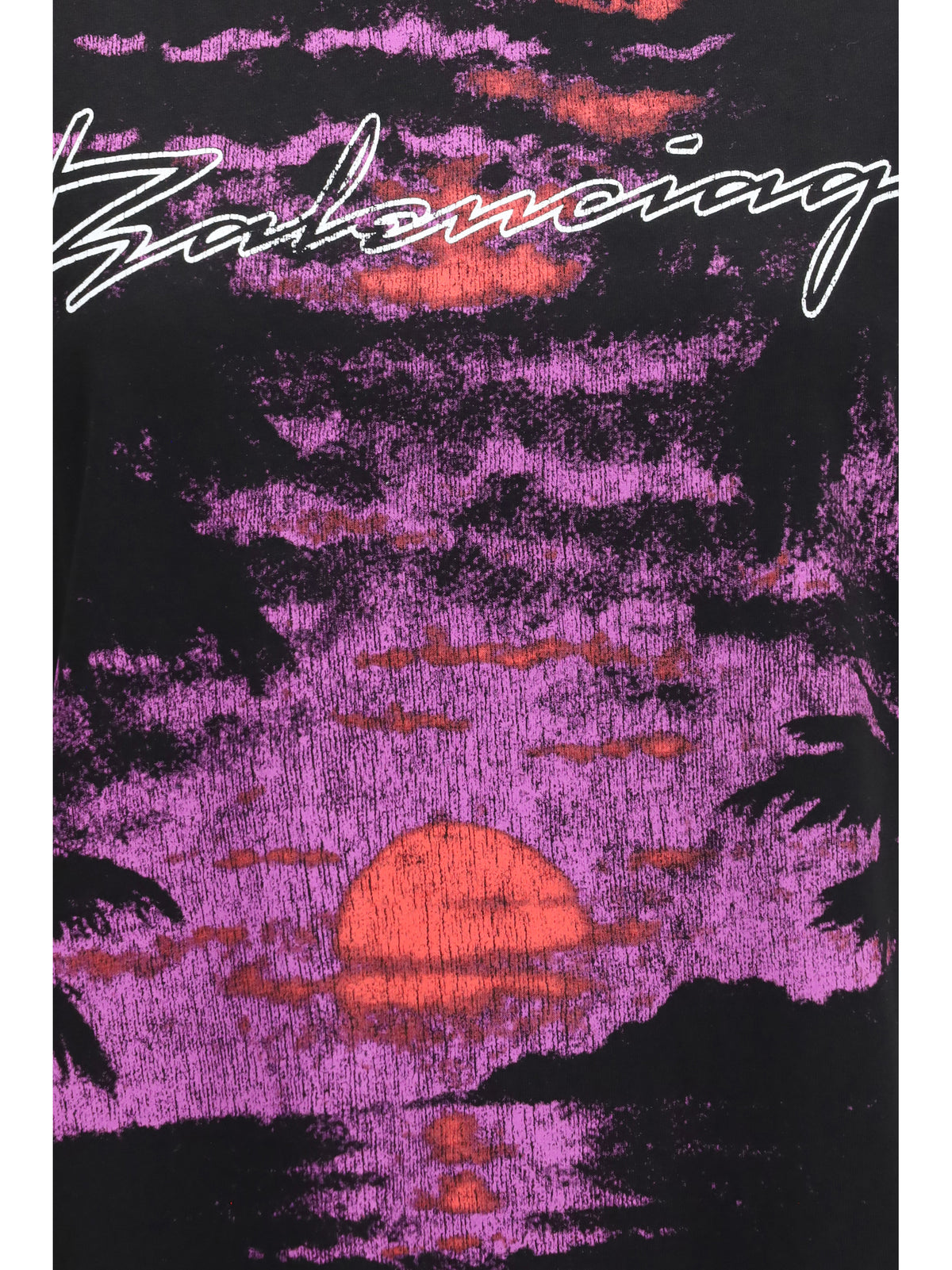 BALENCIAGA Balenciaga Women Printed Cotton T-Shirt