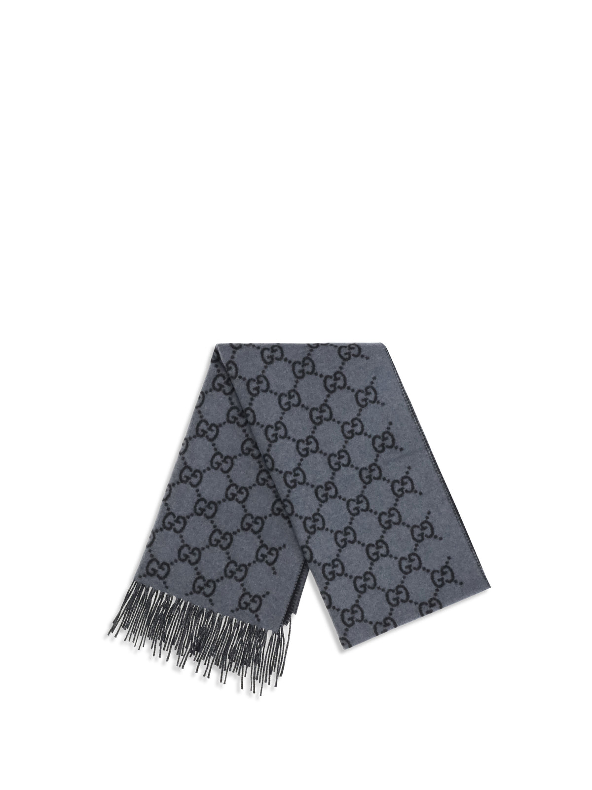 GUCCI Gucci Men Gg Cashmere Scarf
