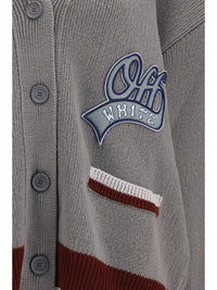 Off-White Women College Varsity Knit Cardigan
