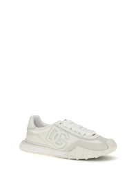 DOLCE & GABBANA Dolce & Gabbana Men Athletic Fabric And Leather Sneakers