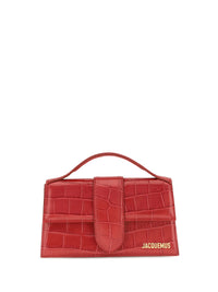Jacquemus Women Le Grand Bambino Leather Top Handle Bag