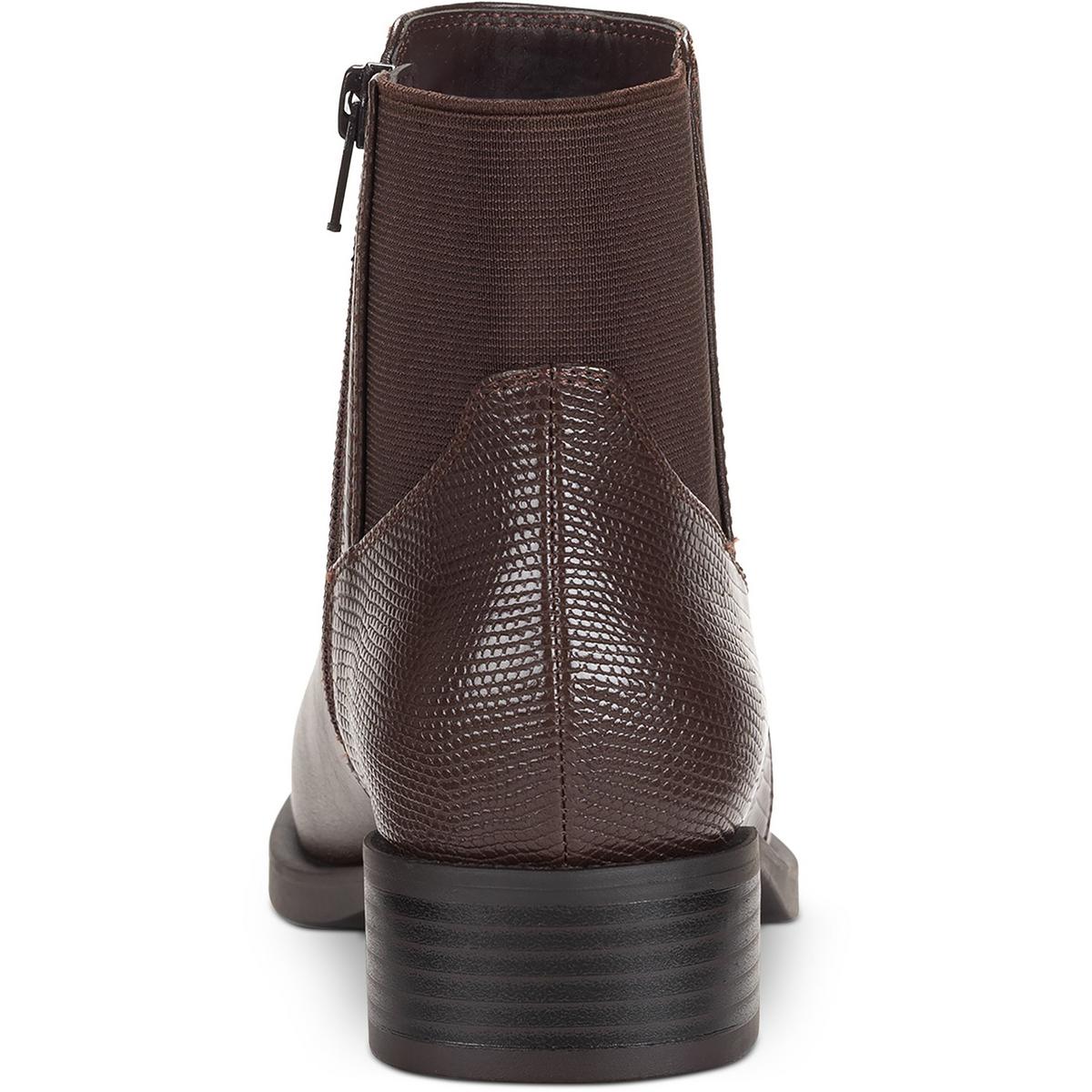 Edwinaap Womens Zipper Manmade Ankle Boots
