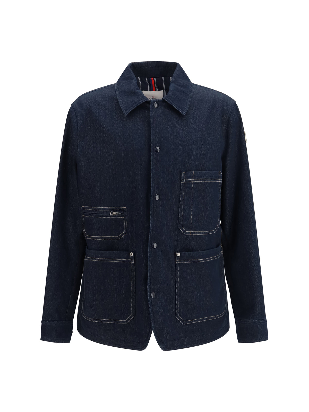 Moncler Men Haderu Denim Shirt Jacket