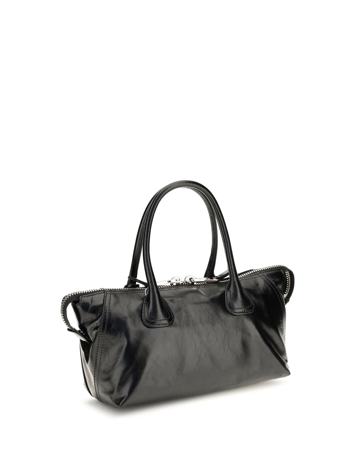 Miu Miu Women Glossy Leather Handbag