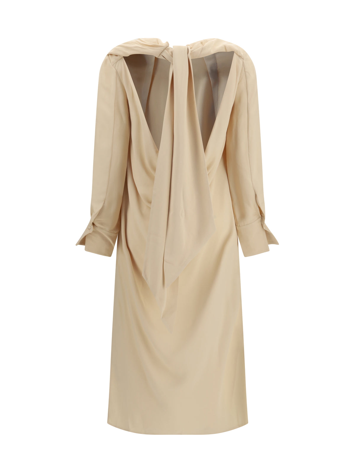 ACNE STUDIOS Acne Studios Women Draped Backless Midi Dress