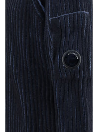 C.P. Company Men Ribbed Wool-Blend Cardigan