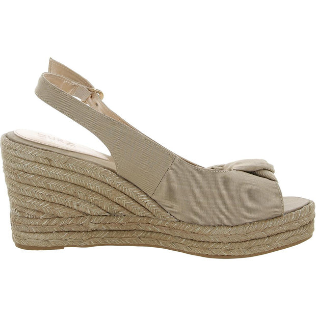 Bettina Womens Peep-Toe Slingback Wedge Sandals