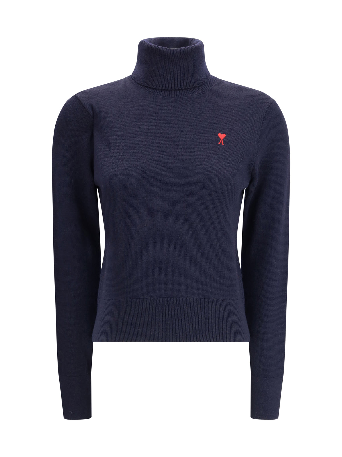 AMI PARIS Ami Paris Women Ami De Coeur Turtleneck Sweater