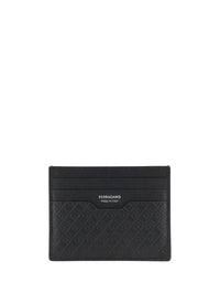 FERRAGAMO Ferragamo Men Leather Card Holder