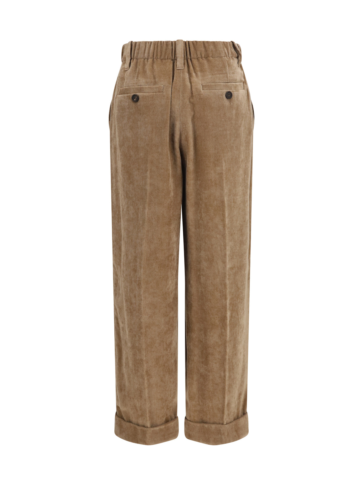 Brunello Cucinelli Women Elasticated Viscose And Cashmere Pants