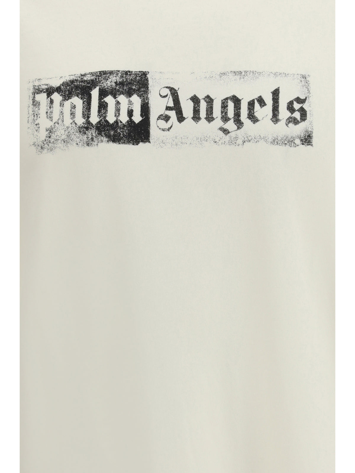Palm Angels Men Stamp T-Shirt With Logo
