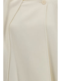 Alaïa Women Wool Coat With Scarf