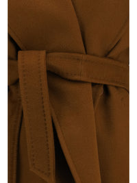 Max Mara Studio Women Wool Drap Newmang Coat