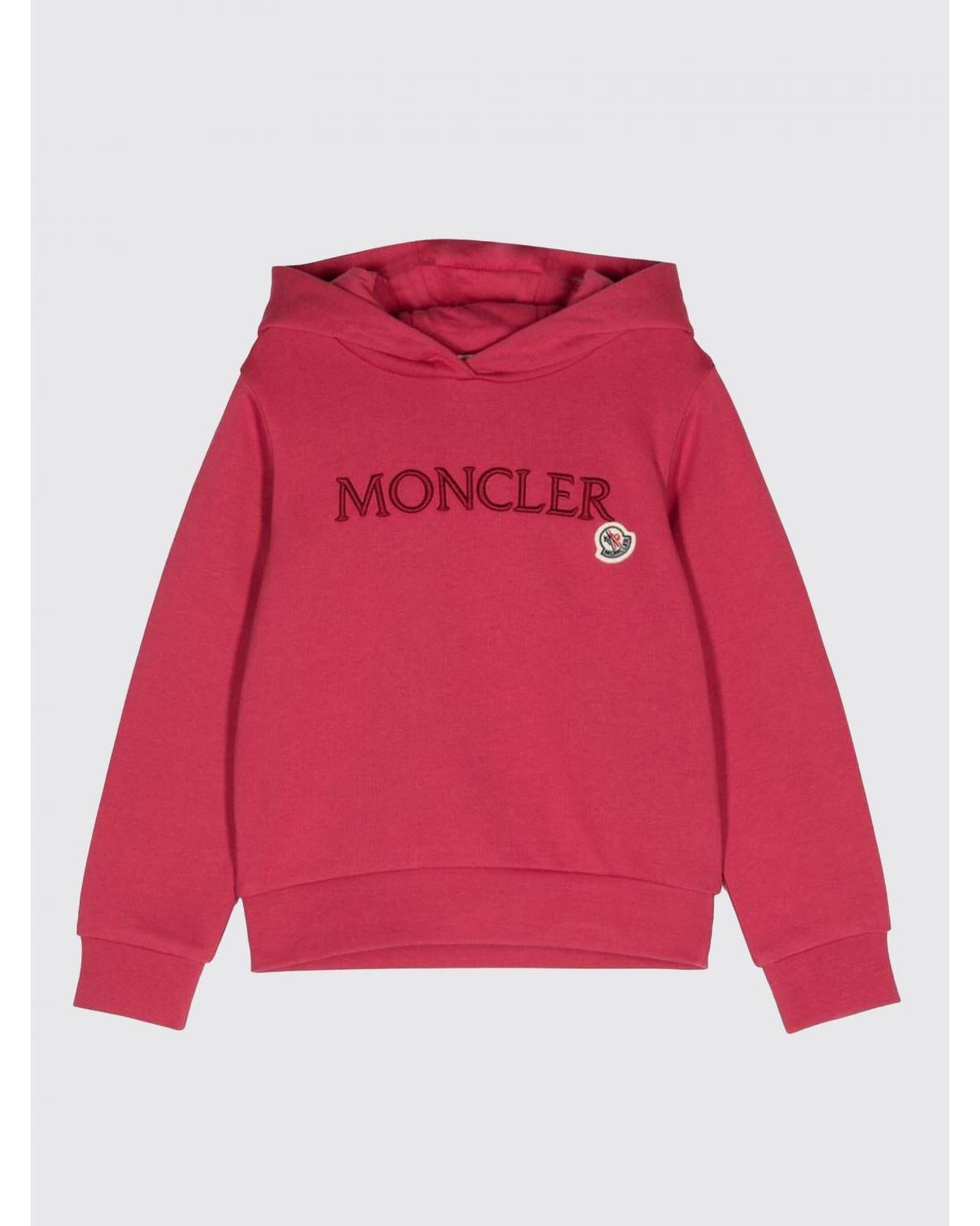 Moncler Kids Hoodie Sweater Strawberry Cardigans 8 (Big Girl S) Strawberry