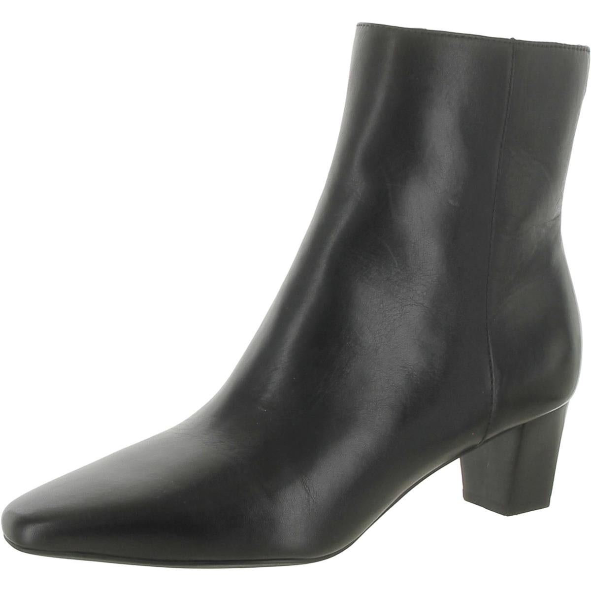 Willa Womens Leather Ankle Boots