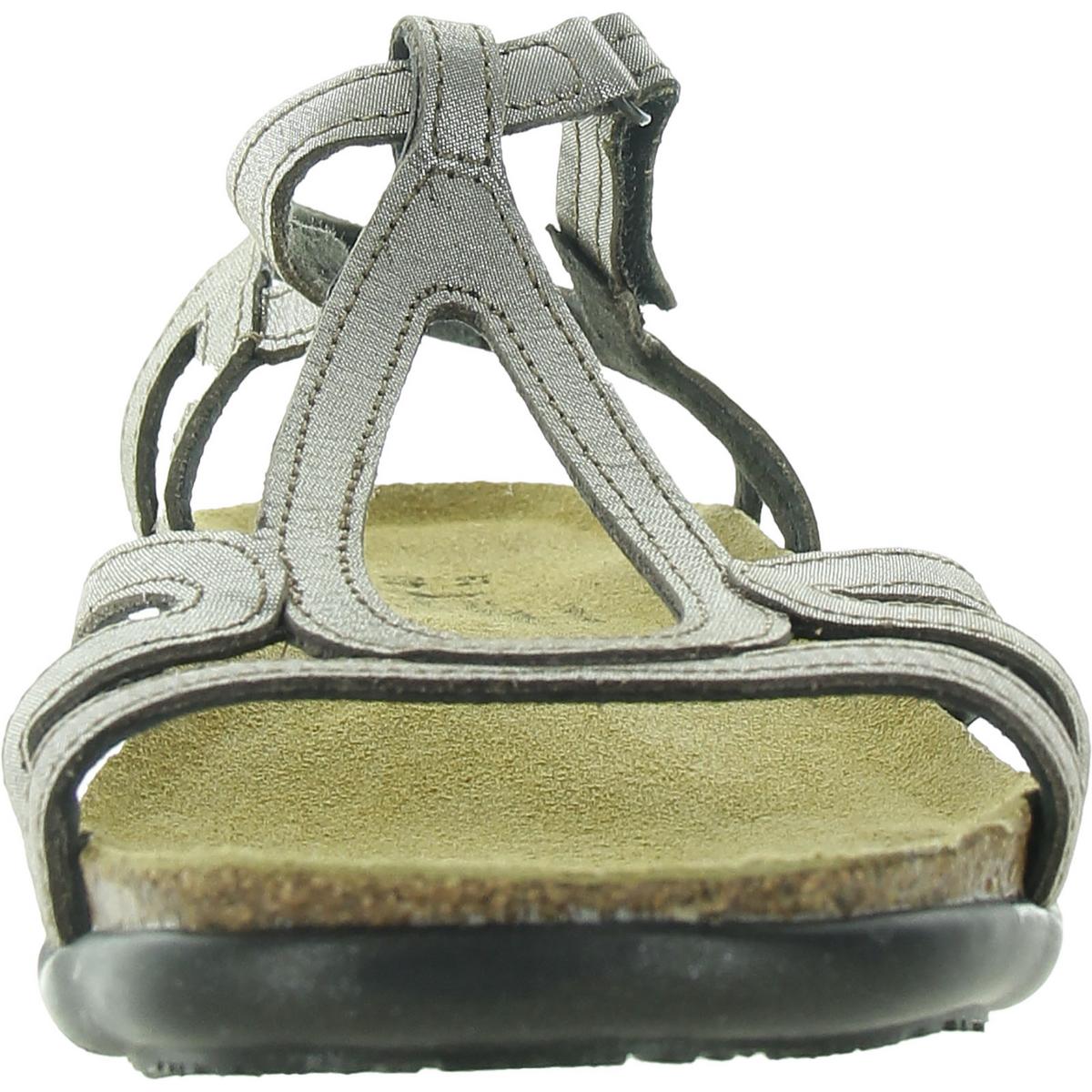 Womens Strappy Leather Slingback Sandals