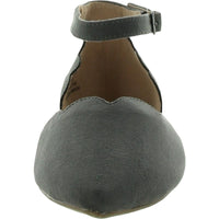 Lana Womens Faux Suede D'Orsay Ankle Strap