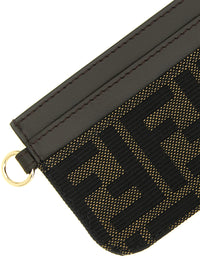 FENDI Fendi Women Ff Jacquard Cardholder