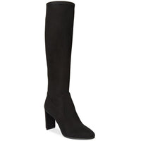 Kellan Womens Solid Covered Knee-High Boots 10 Medium Black