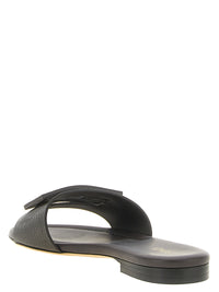 Fendi Women Brown 'Tube' Slides
