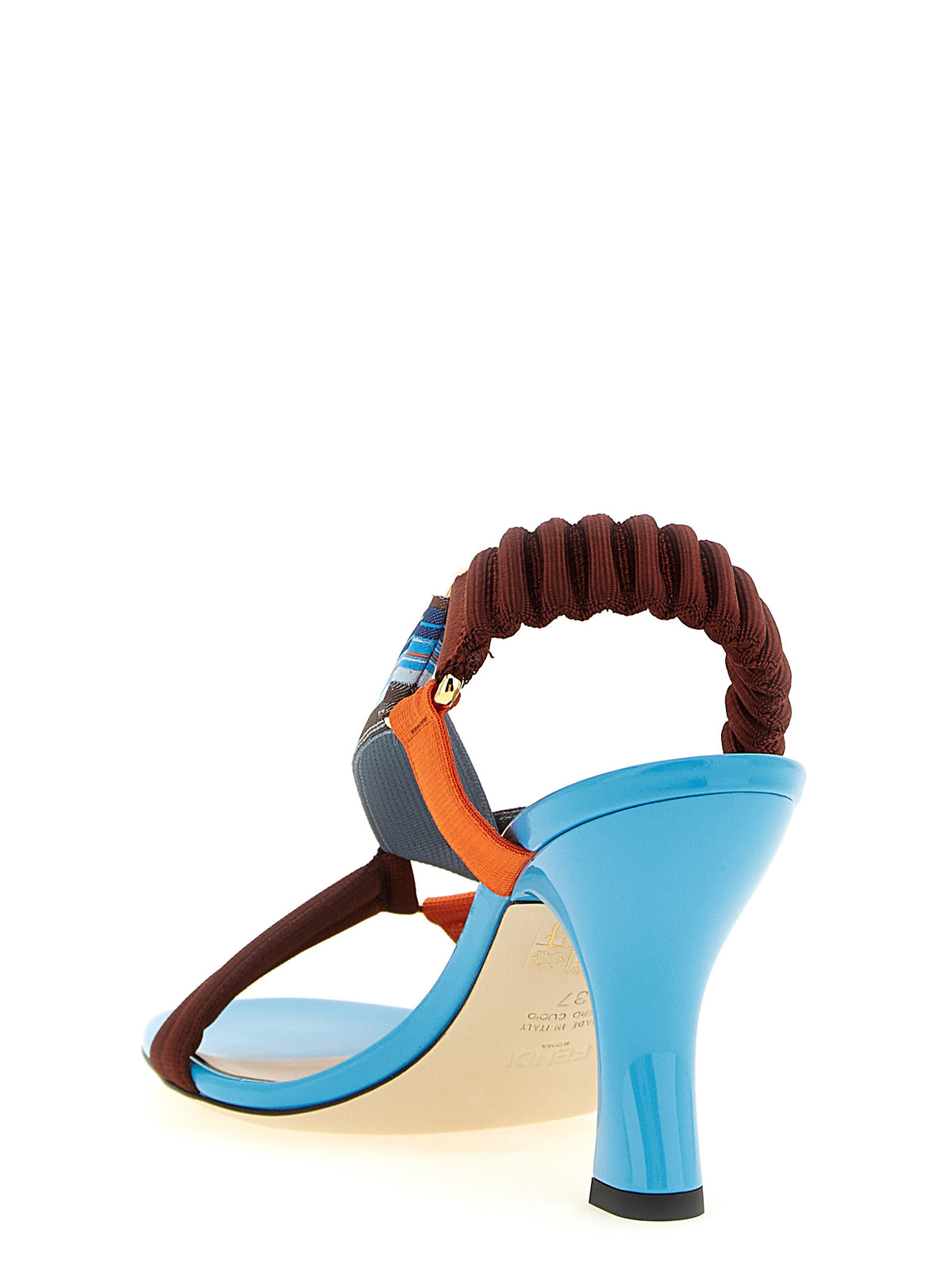 FENDI Fendi Women 'Colibrì' Sandals With Woven Ribbons