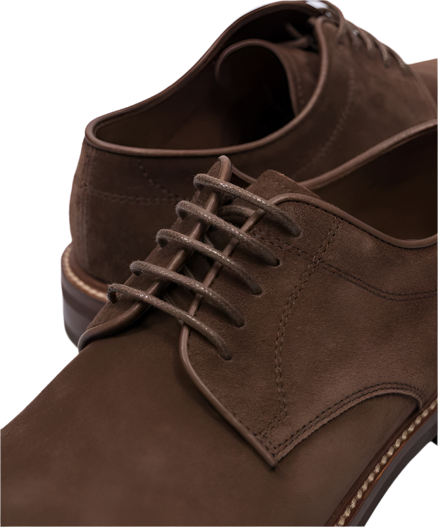 Brunello Cucinelli Mens Dress Shoes In Dark Brown