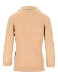 Marant Etoile Women "Nathalie-Gb" Blend Polo Sweater