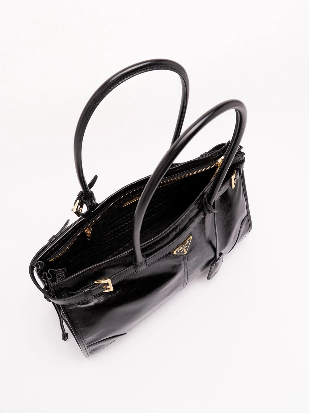 Prada Women Prada Bonnie Large Leather Bag