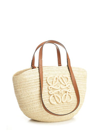 Loewe Paula's Ibiza Women Eclipse Medium Basket Bag In Raffia
