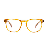 Celine Eyeglasses Round Full Rim, Blonde Havana Frame and Clear Demo Lenses Lens CL50046I053